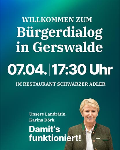 Bürgerdialog in Gerswalde